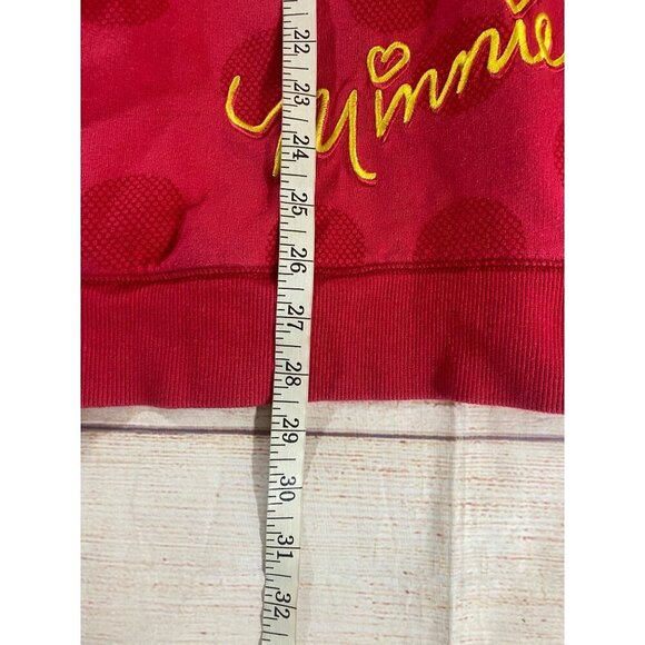 Disney Store Official Merch Red Minnie Mouse Fullo Zip Hooded Sweater - 2XL - Picture 8 of 12